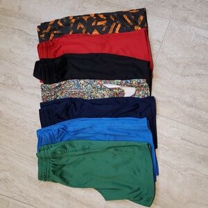 Bundle of 7 pairs boys athletic shorts